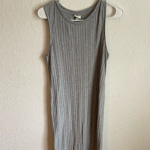 Gray maxi dress
